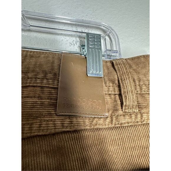 Maddison Men’s Corduroy Pants Size 30x 30 Warm Toffee 5 Pockets See Description - Picture 6 of 16